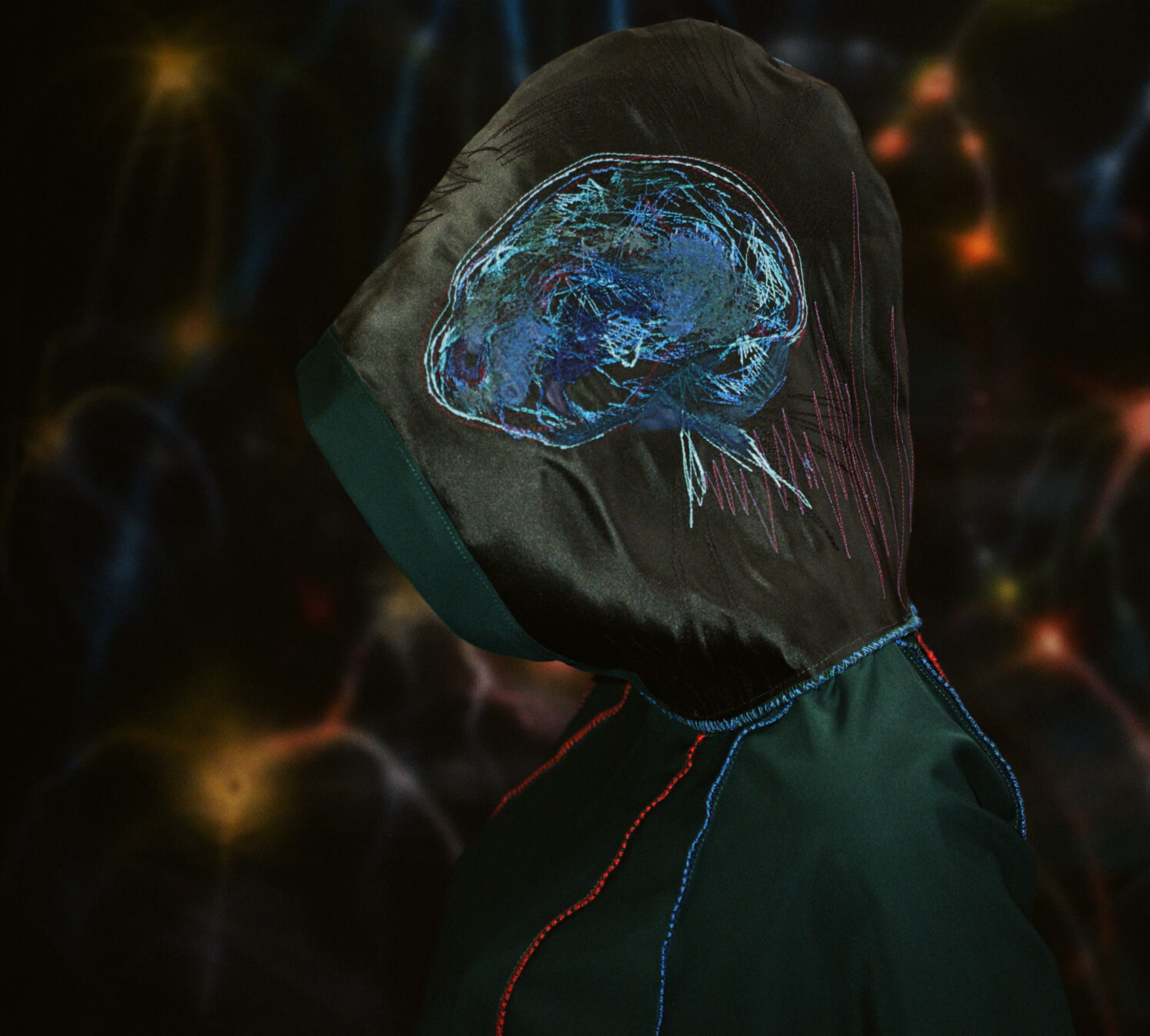 1brain 2Embroidery 3Robinsparkes 4blue person 5Magic  6Painted clothing 7painting 8art 9clock 10time 11 11:11