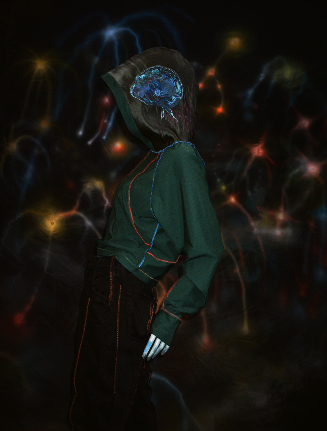 1brain 2Embroidery 3Robinsparkes 4blue person 5Magic  6Painted clothing 7painting 8art 9clock 10time 11 11:11