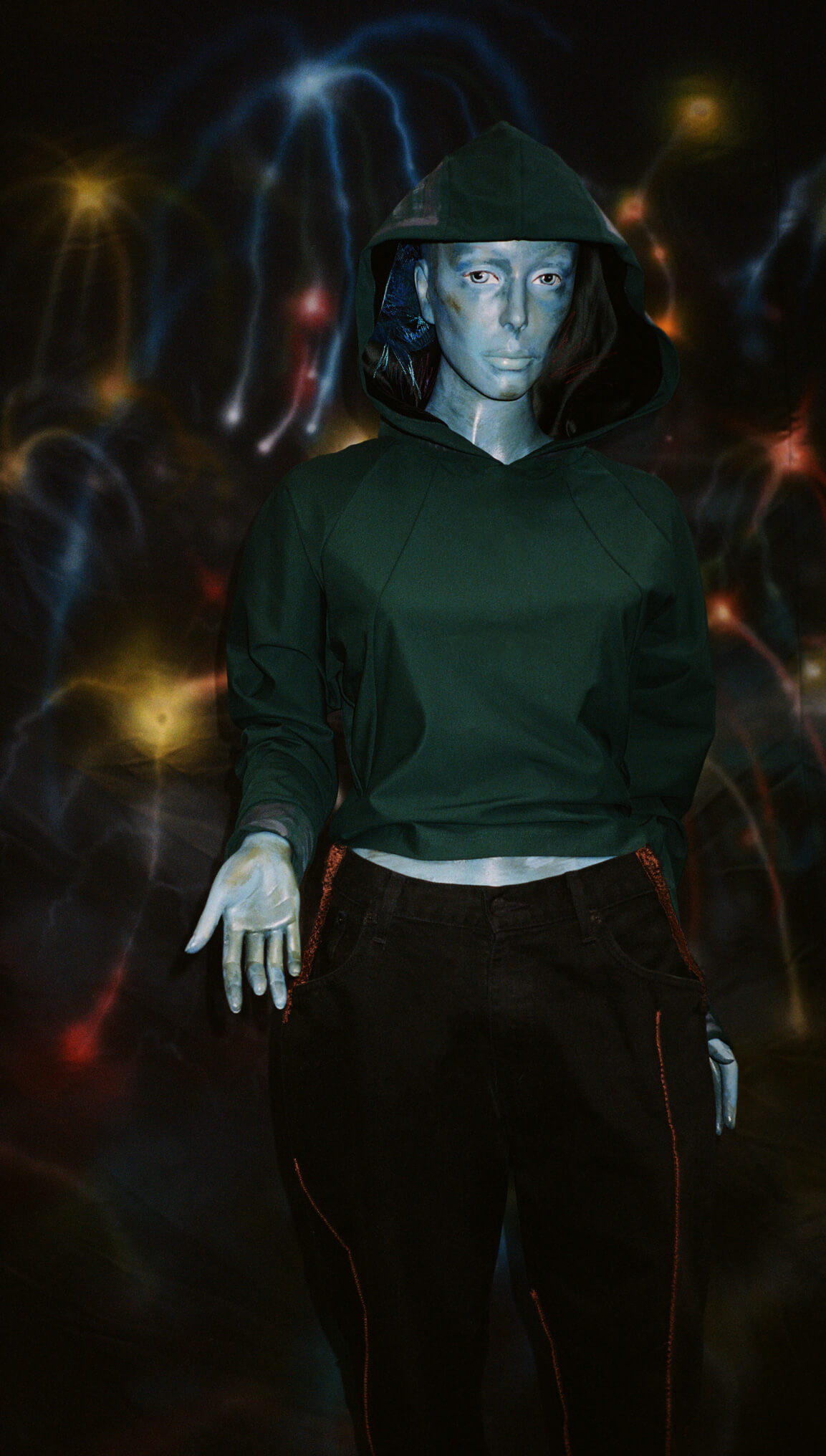 1brain 2Embroidery 3Robinsparkes 4blue person 5Magic  6Painted clothing 7painting 8art 9clock 10time 11 11:11